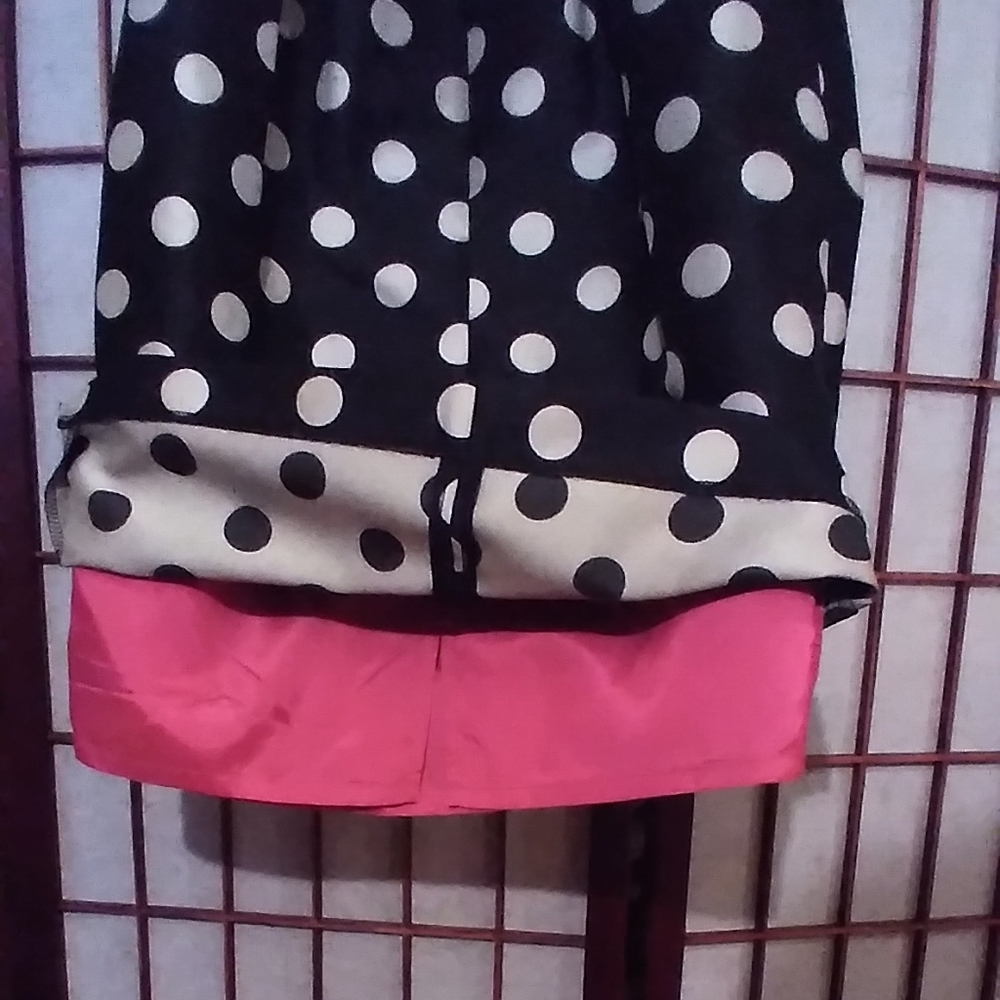 Sleeveless Polkadot midi dress - Picture 4 of 7
